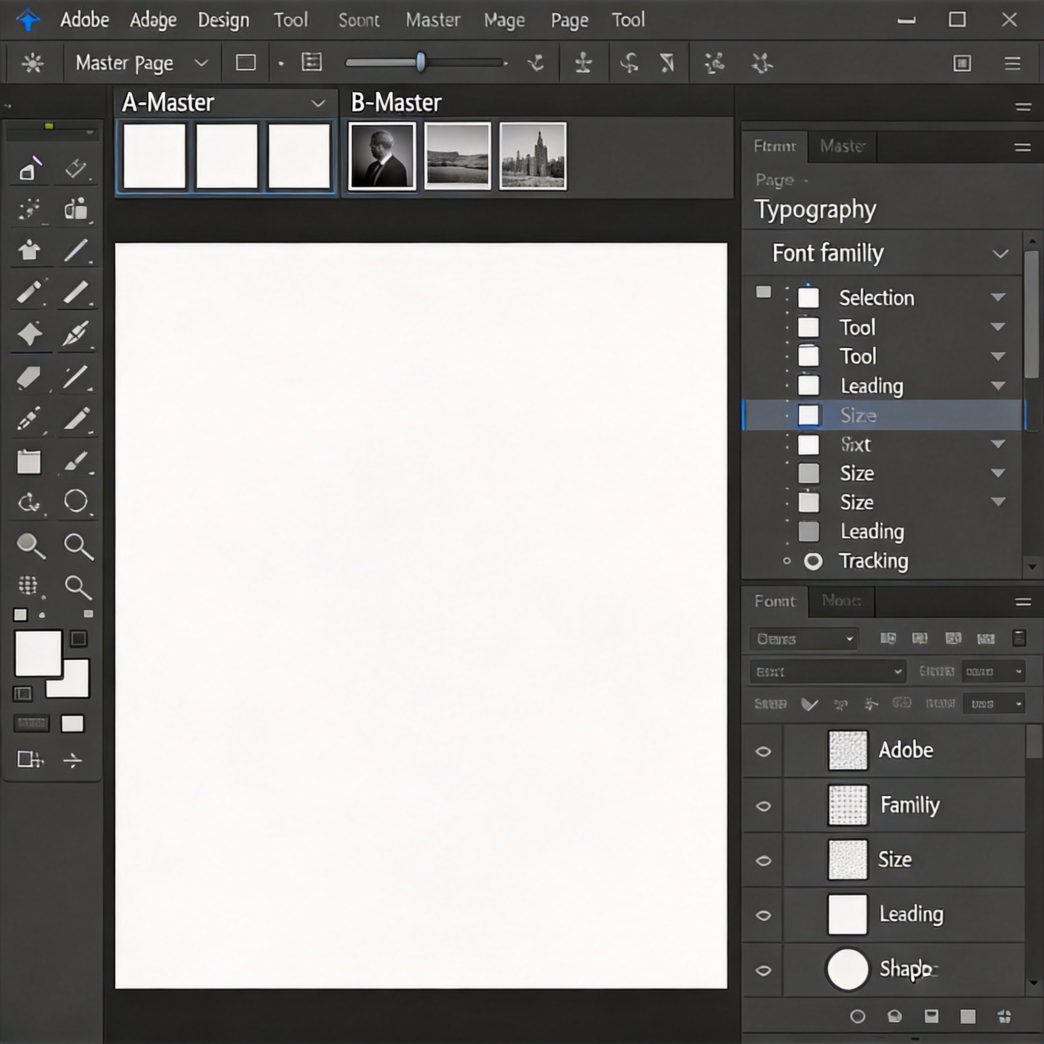 Adobe InDesign界面截图1