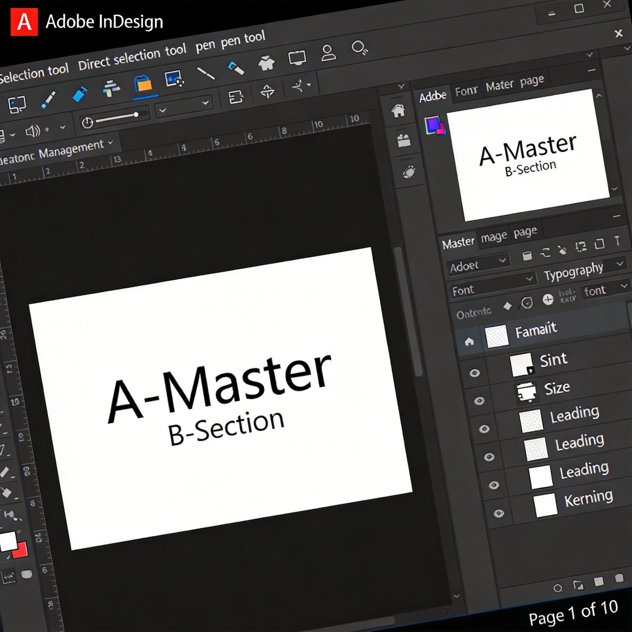Adobe InDesign界面截图3
